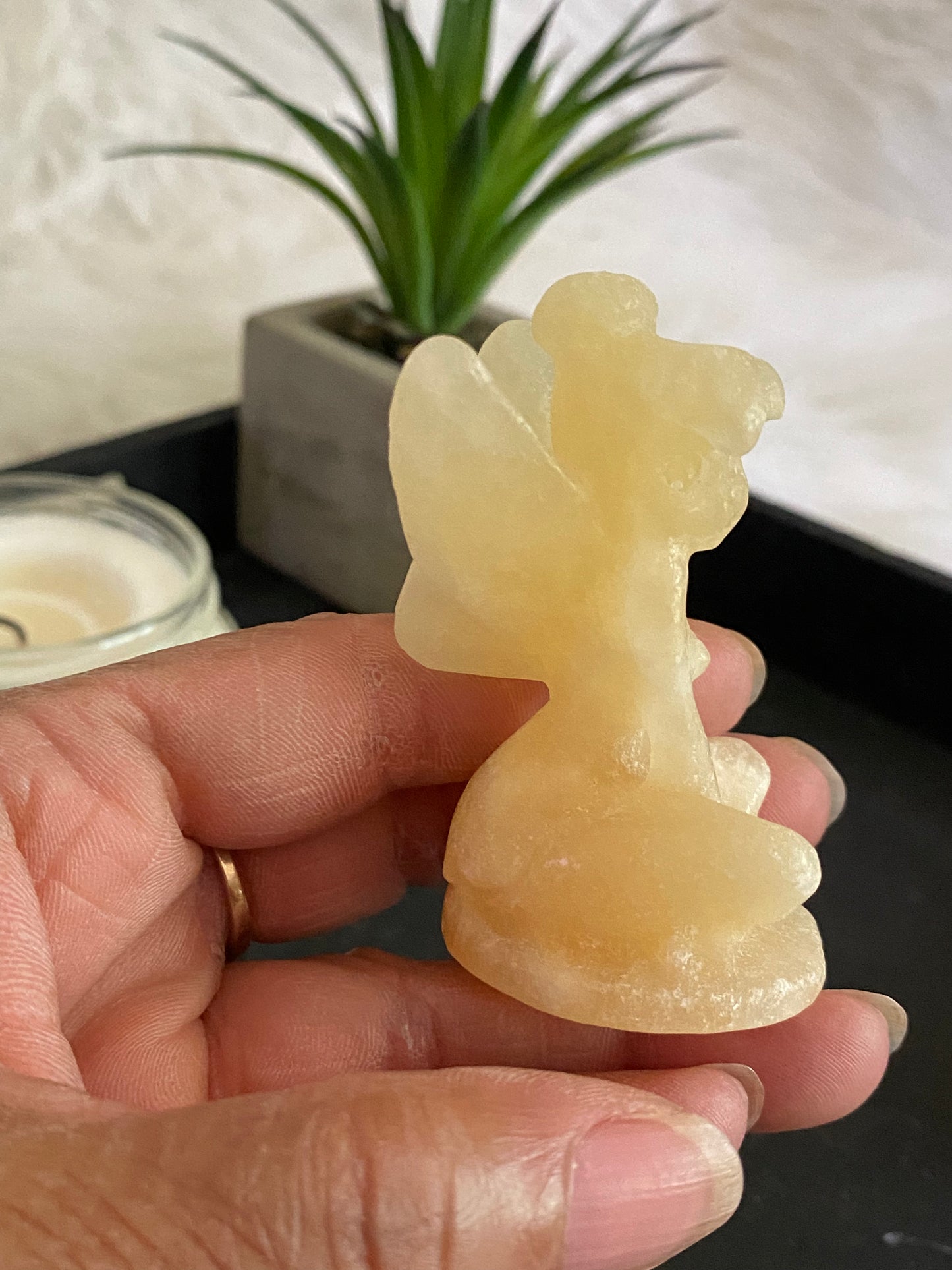 Honey Calcite Tinkerbell