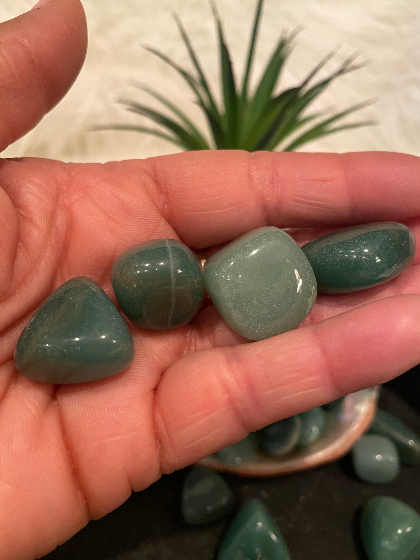 Green Aventurine Tumbles (mix n match all tumbles 3 for $10)