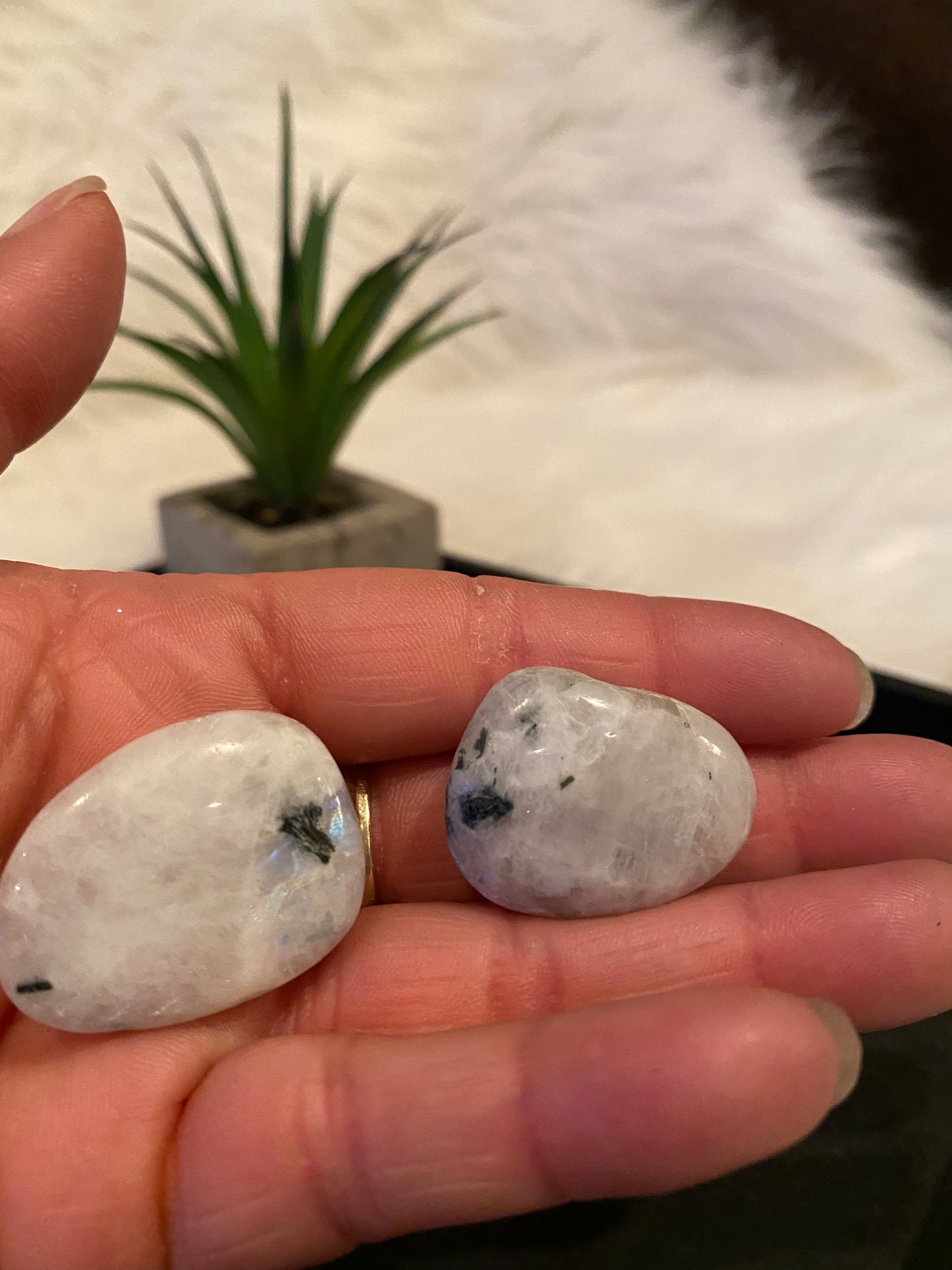 Rainbow Moonstone Tumbles (mix n match all tumbles 3 for $10)