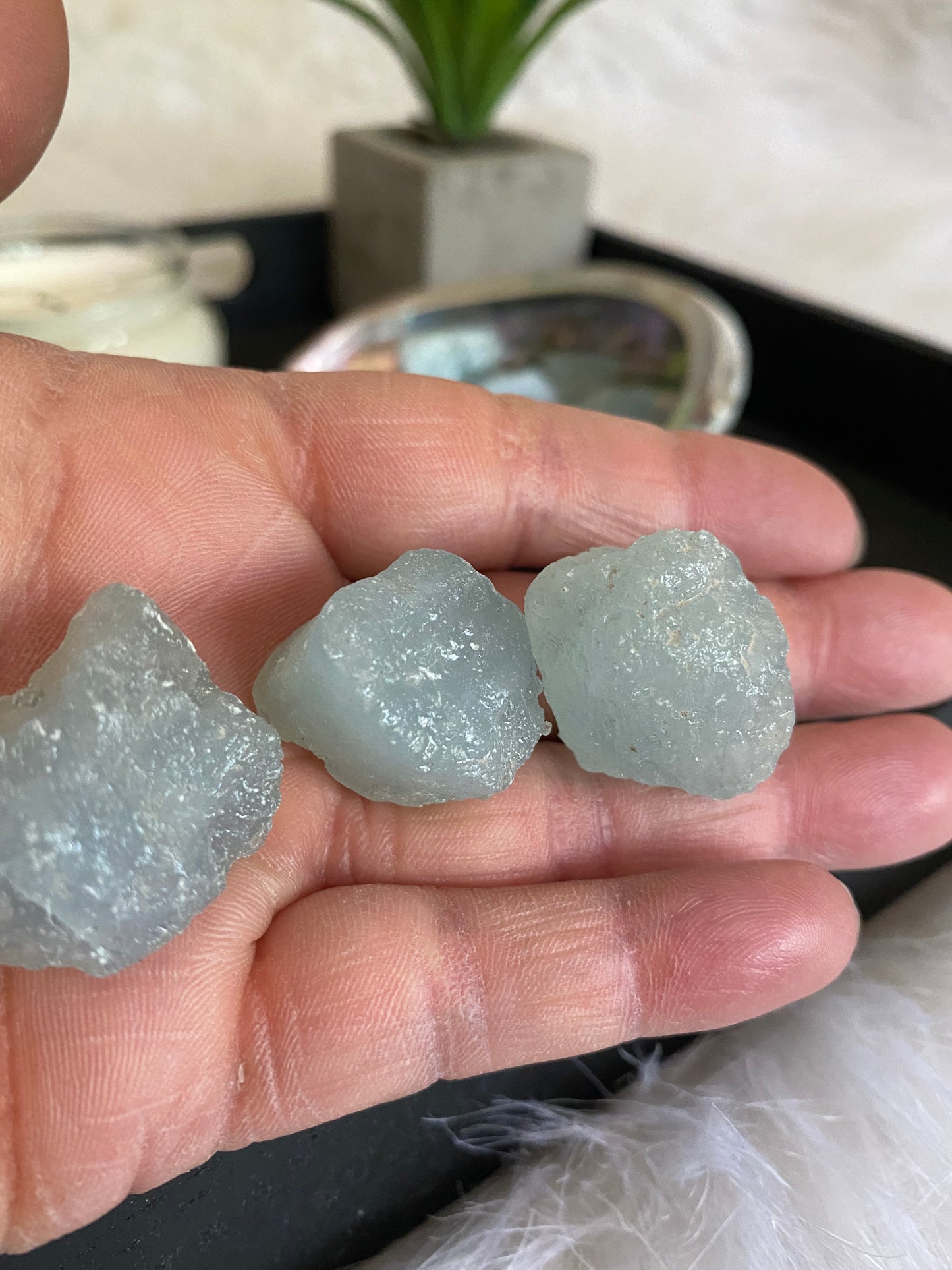 Aquamarine Tumbles (mix n match all tumbles 3 for $10)