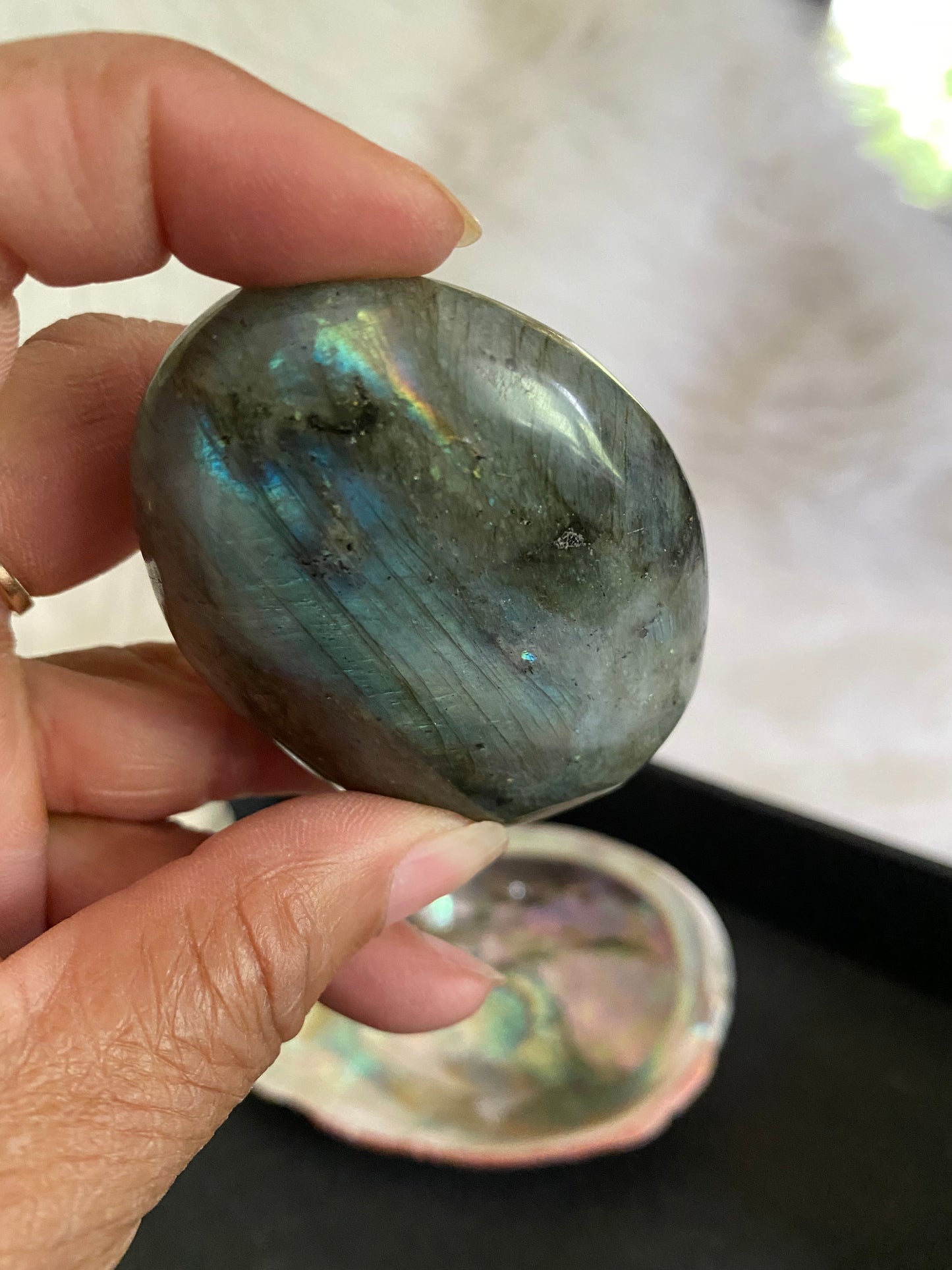 Labradorite Palmstone